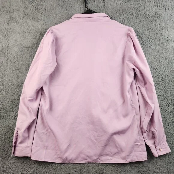 Vintage Levis Pearl Button Western Shirt Womens Small Purple Cowgirl Rodeo 80s - Picture 2 of 11